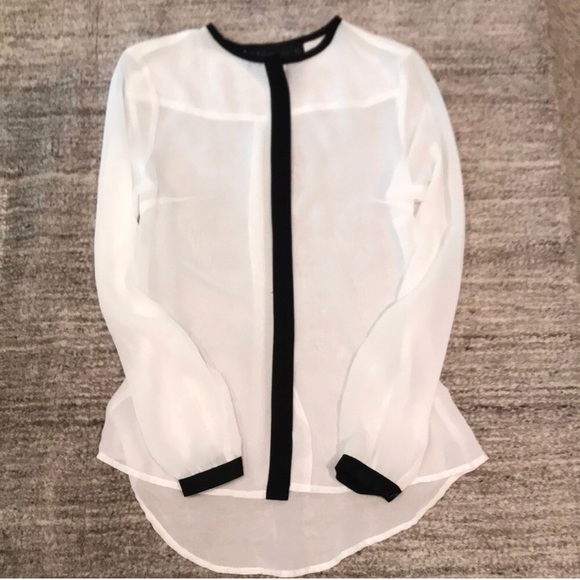 Kardashian Kollection Tops - Kardashian Kollection White Button Down Blouse